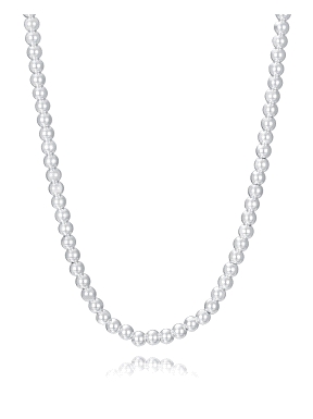 COLLAR ACERO CHAPADO PLATA VICEROY                                                                  