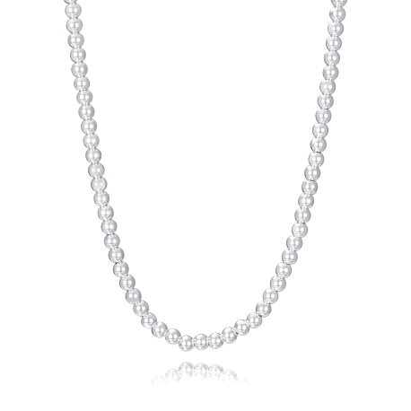 COLLAR ACERO CHAPADO PLATA VICEROY                                                                  