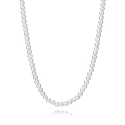 COLLAR ACERO CHAPADO PLATA VICEROY