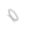 ANILLO ACERO CHAPADO PLATA VICEROY                                                                  