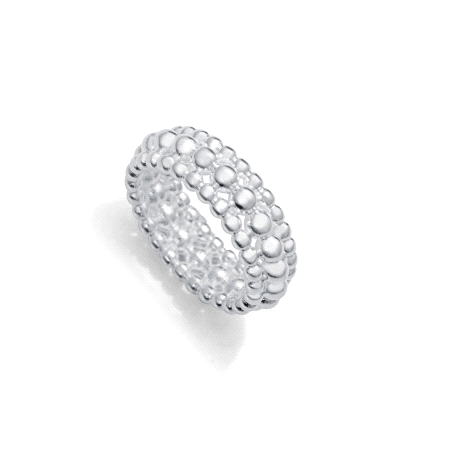 ANILLO ACERO CHAPADO PLATA VICEROY                                                                  