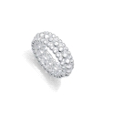 ANILLO ACERO CHAPADO PLATA VICEROY                                                                  