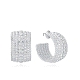 PENDIENTES ACERO CHAPADO PLATA VICEROY                                                              