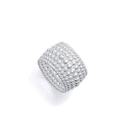 ANILLO ACERO CHAPADO PLATA VICEROY                                                                  