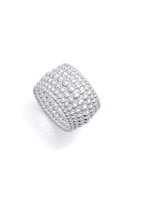 ANILLO ACERO CHAPADO PLATA VICEROY                                                                  