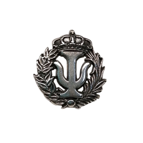 INSIGNIA PLATA PSICOLOGIA                                                                           