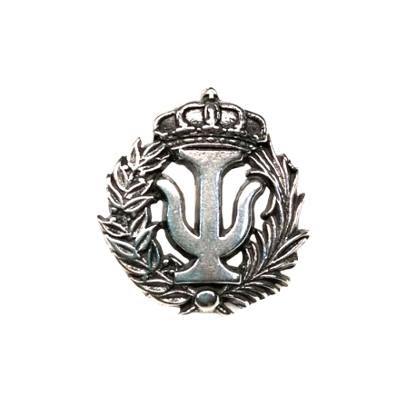 INSIGNIA PLATA PSICOLOGIA