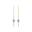 PENDIENTES SERIEL PLATA LUXENTER
