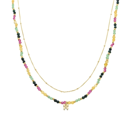 COLLAR MARIPOSA PLATA LUXENTER                                                                      