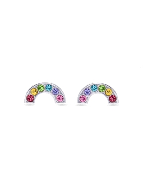 PENDIENTES ARCO IRIS PLATA LUXENTER                                                                 