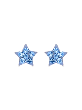 PENDIENTES ESTRELLA PLATA LUXENTER                                                                  