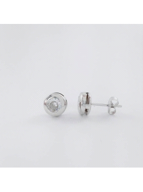 PENDIENTES ORO Y CIRCONITA                                                                          
