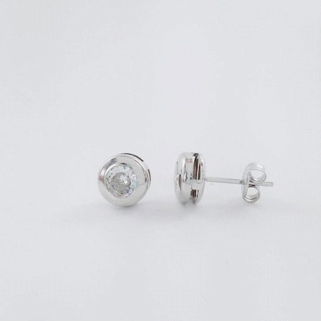 PENDIENTES ORO Y CIRCONITA                                                                          