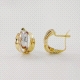 PENDIENTES ORO BICOLOR                                                                              