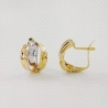PENDIENTES ORO BICOLOR                                                                              