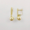 PENDIENTES ORO BOLA COLGANTE 7 MM                                                                   