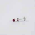 PENDIENTES ORO RUBI                                                                                 