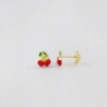 PENDIENTES ORO CEREZAS                                                                              