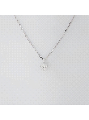 COLGANTE DIAMANTE 0.13 CT CON CADENA                                                                