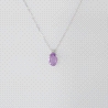 COLGANTE DIAMANTE 0.015 CT Y AMATISTA                                                               
