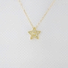 COLGANTE ESTRELLA CON DIAMANTES 0.07CT                                                              