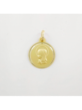 MEDALLA ORO VIRGEN NIÑA 16 MM                                                                       