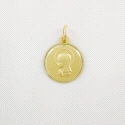 MEDALLA ORO VIRGEN NIÑA 16 MM
