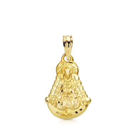 MEDALLA ORO VIRGEN DEL ROCIO 20X15 MM                                                               