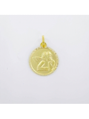 MEDALLA ORO ANGELITO 16 MM                                                                          