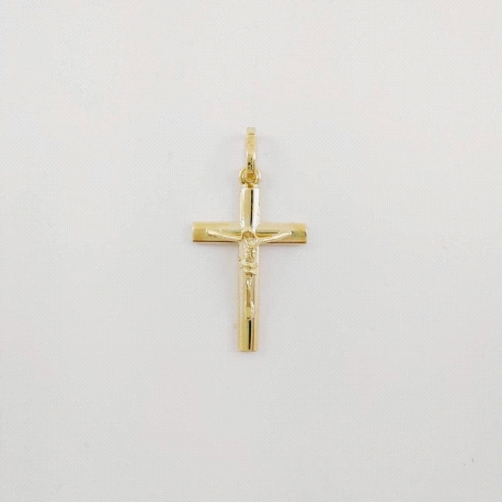 CRUZ ORO CRISTO 17X12 MM                                                                            