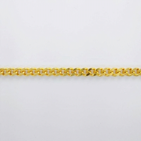 CADENA ORO BARBADA 45 CMS                                                                           