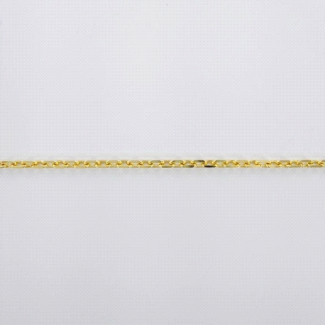 CADENA ORO FORZADA 50 CMS                                                                           
