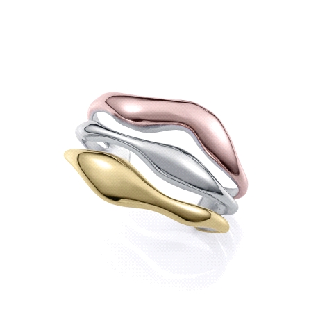 PULSERA ACERO IP DORADO Y ROSA VICEROY                                                              