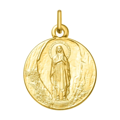 MEDALLA ORO VIRGEN DE LOURDES                                                                       
