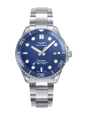 RELOJ ACERO Y CERAMICA BRAZALETE SANDOZ                                                             