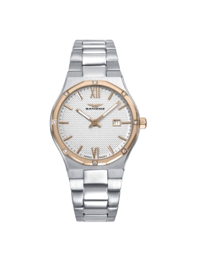 RELOJ ACERO IP Y DIAMANTES SANDOZ                                                                   