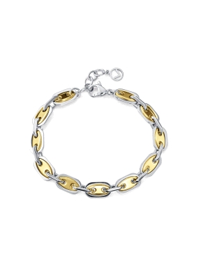 PULSERA ACERO E IP DORADO VICEROY                                                                   