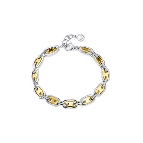 PULSERA ACERO E IP DORADO VICEROY                                                                   