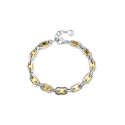 PULSERA ACERO E IP DORADO VICEROY