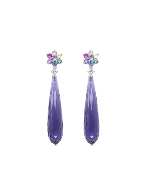 PENDIENTES KAHEL PLATA LUXENTER                                                                     