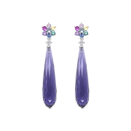 PENDIENTES KAHEL PLATA LUXENTER                                                                     