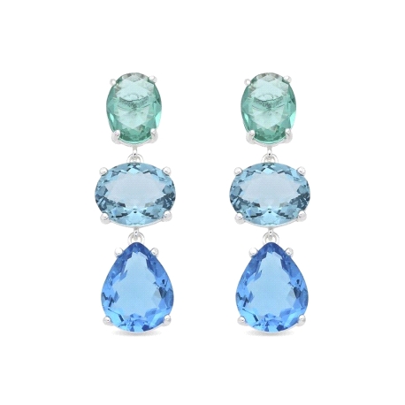 PENDIENTES HETALO PLATA LUXENTER                                                                    