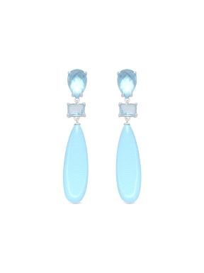 PENDIENTES EMRAR PLATA LUXENTER                                                                     