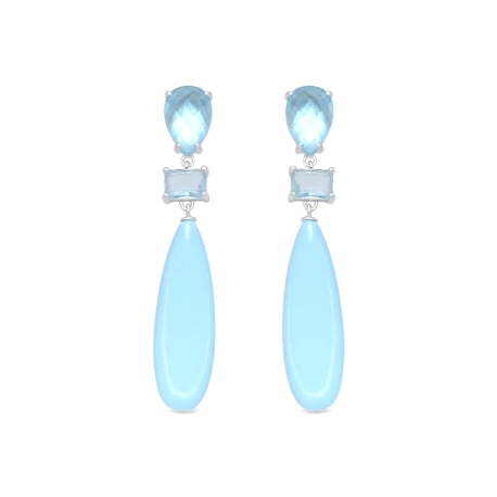 PENDIENTES EMRAR PLATA LUXENTER                                                                     