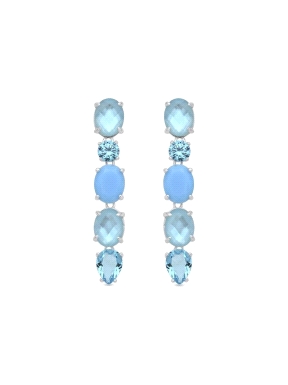 PENDIENTES KROFA PLATA LUXENTER                                                                     