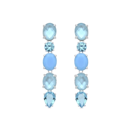 PENDIENTES KROFA PLATA LUXENTER                                                                     