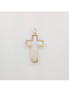 CRUZ ORO NACAR 18X12 MM                                                                             