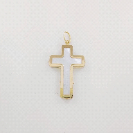 CRUZ ORO NACAR 18X12 MM                                                                             