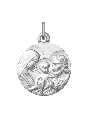 MEDALLA PLATA SAGRADA FAMILIA                                                                       