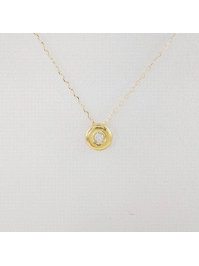 COLGANTE DIAMANTE 0.028 CT CON CADENA                                                               